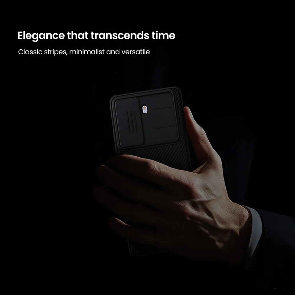 NILLKIN Camshield Pro Series for Xiaomi Redmi Turbo 4 5G Case PC + TPU Slide Camera Lid Phone Cover - Black-Cellmalls