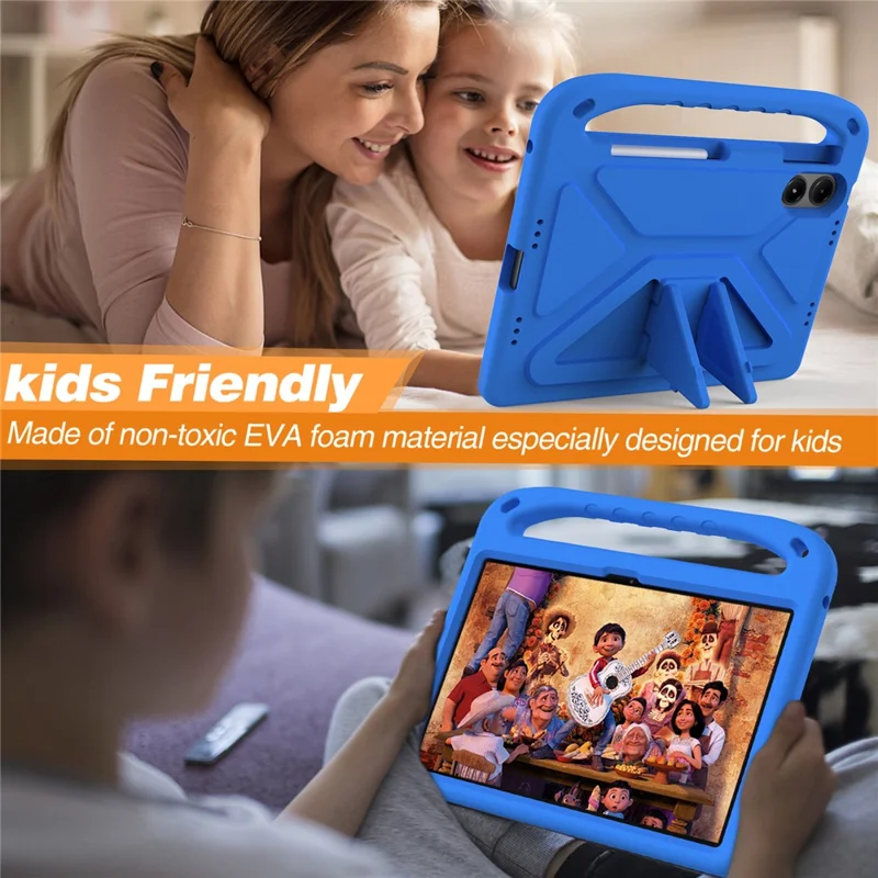 For Xiaomi Redmi Pad Pro / Redmi Pad Pro 5G / Poco Pad EVA Case Hand Grip Kickstand Tablet Cover Wholesale - Blue-Cellmalls