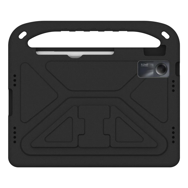 For Xiaomi Redmi Pad SE Case Hand Grip Anti-Drop EVA Tablet Kickstand Cover - Black-Cellmalls