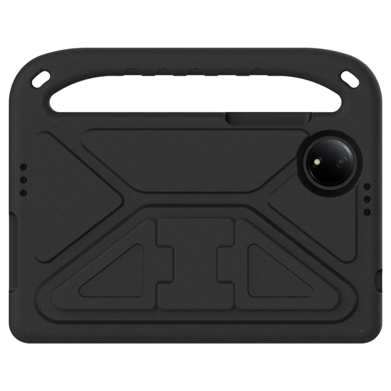 For Xiaomi Redmi Pad SE 4G 8.7 inch Case Hand Grip Kickstand Tablet EVA Cover - Black-Cellmalls