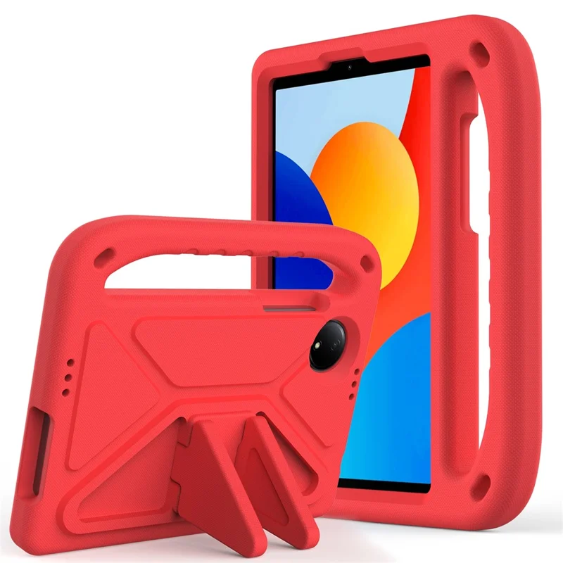For Xiaomi Redmi Pad SE 4G 8.7 inch Case Hand Grip Kickstand Tablet EVA Cover - Black-Cellmalls