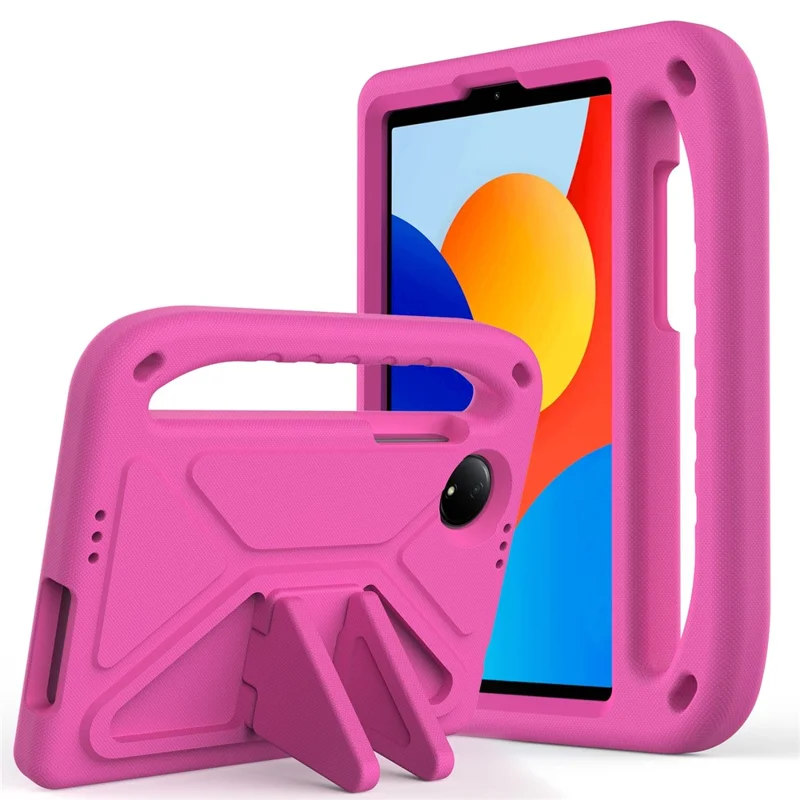 For Xiaomi Redmi Pad SE 4G 8.7 inch Case Hand Grip Kickstand Tablet EVA Cover - Black-Cellmalls