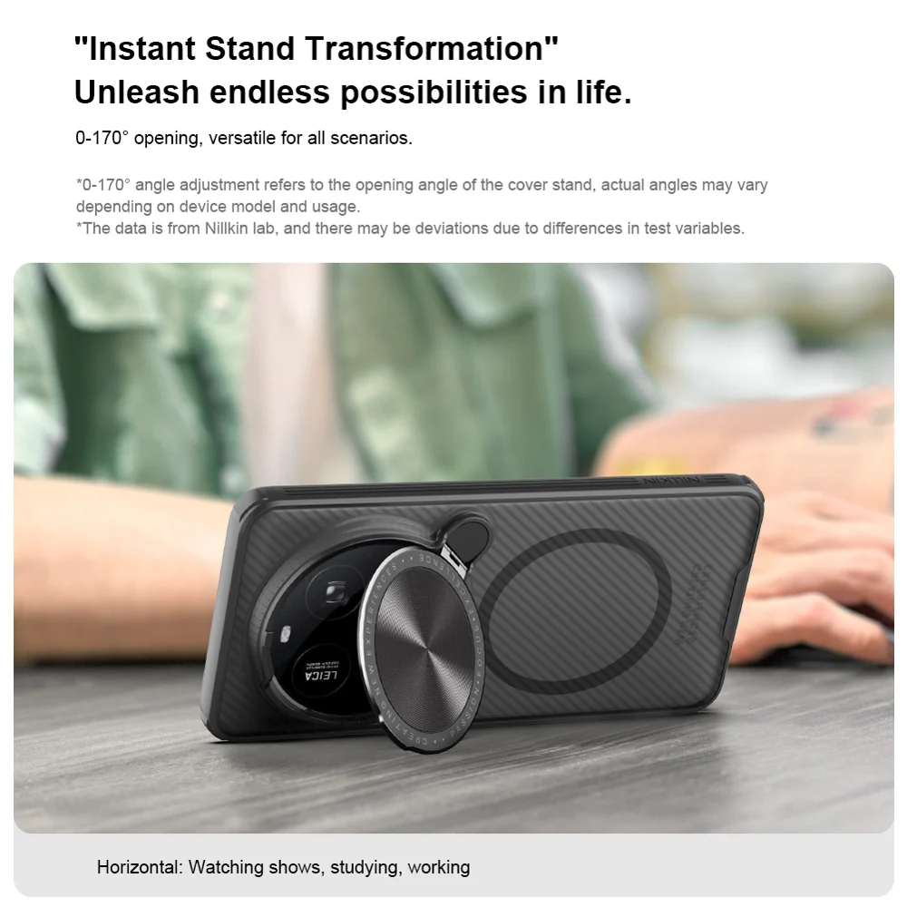 NILLKIN Camshield Prop Magnetic Translucent Series For Xiaomi 15 Ultra Case Compatible with MagSafe TPU+PC Phone Cover with Camera Lid-Cellmalls