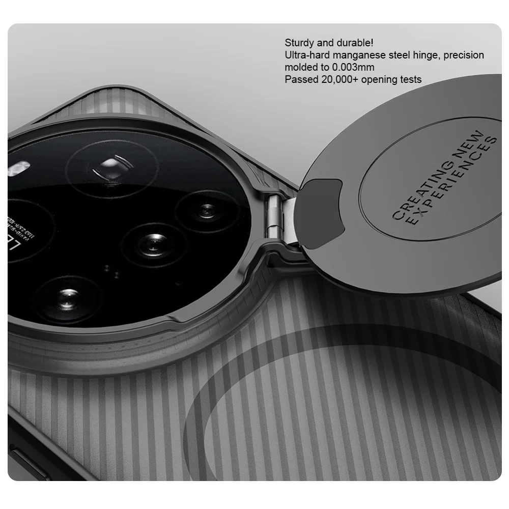 NILLKIN Camshield Prop Magnetic Translucent Series For Xiaomi 15 Ultra Case Compatible with MagSafe TPU+PC Phone Cover with Camera Lid-Cellmalls