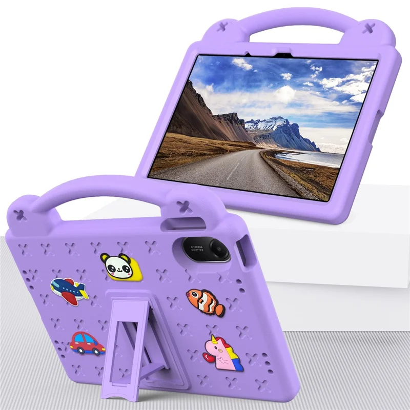 For Xiaomi Redmi Pad 2 Case Kids EVA Tablet Cover - Purple-Cellmalls