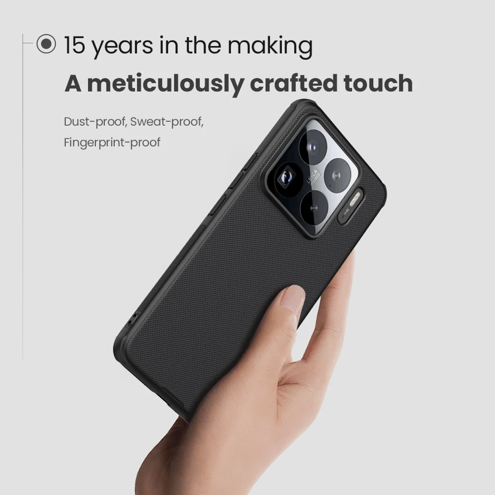 NILLKIN Frosted Shield Pro for Xiaomi 15S Pro Case Compatible with MagSafe PC + TPU Phone Cover-Cellmalls