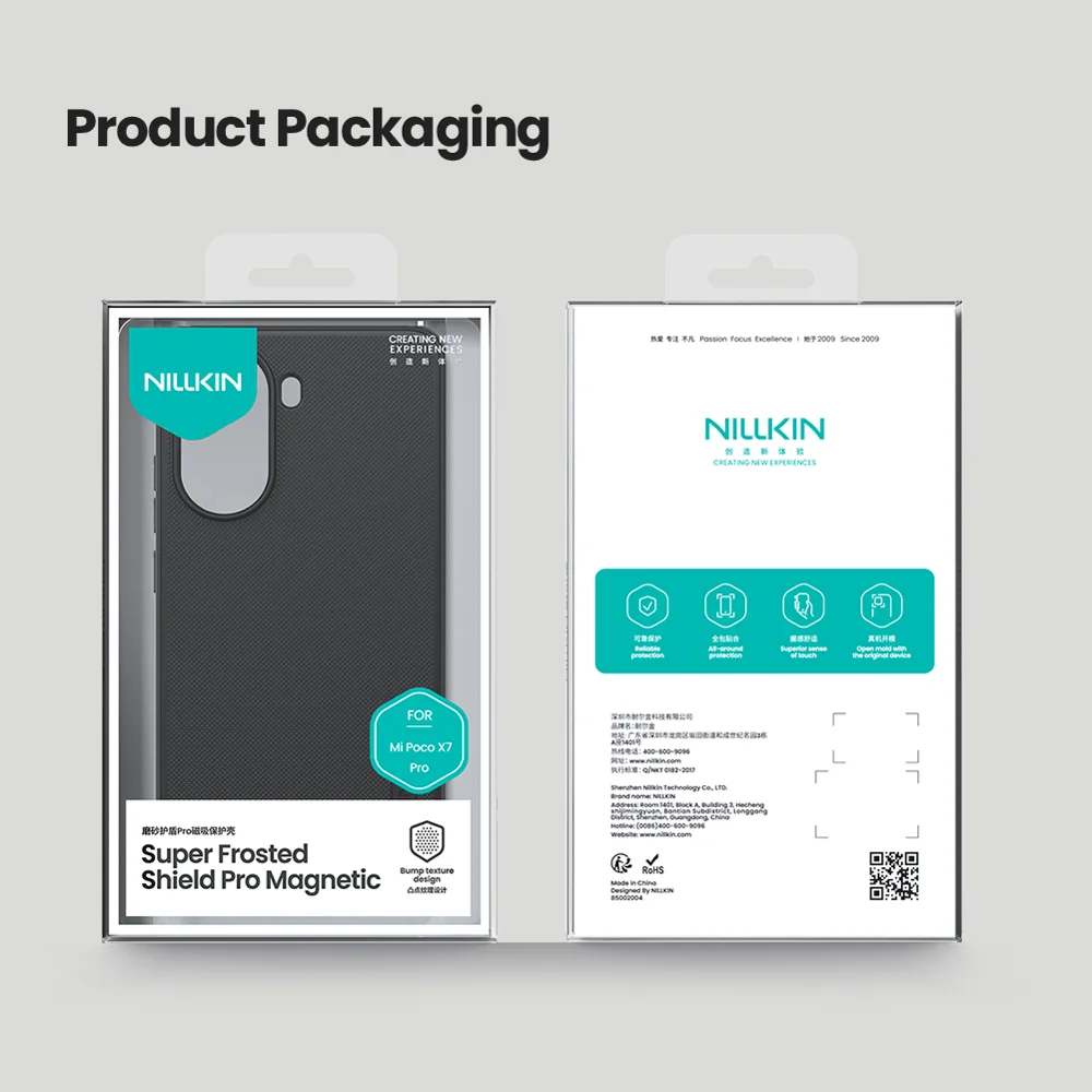 NILLKIN Frosted Shield Pro for Xiaomi Poco X7 Pro 5G Case Compatible with MagSafe PC + TPU Phone Cover-Cellmalls