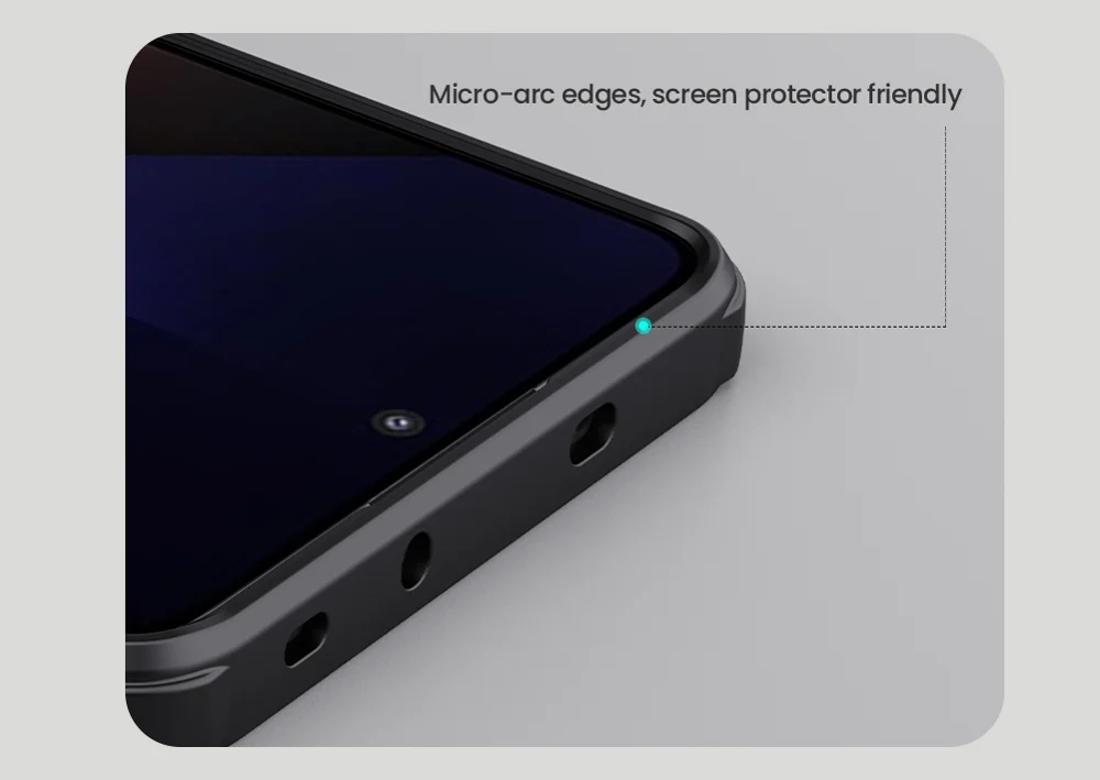 NILLKIN Frosted Shield Pro for Xiaomi Poco X7 Pro 5G Case Compatible with MagSafe PC + TPU Phone Cover-Cellmalls