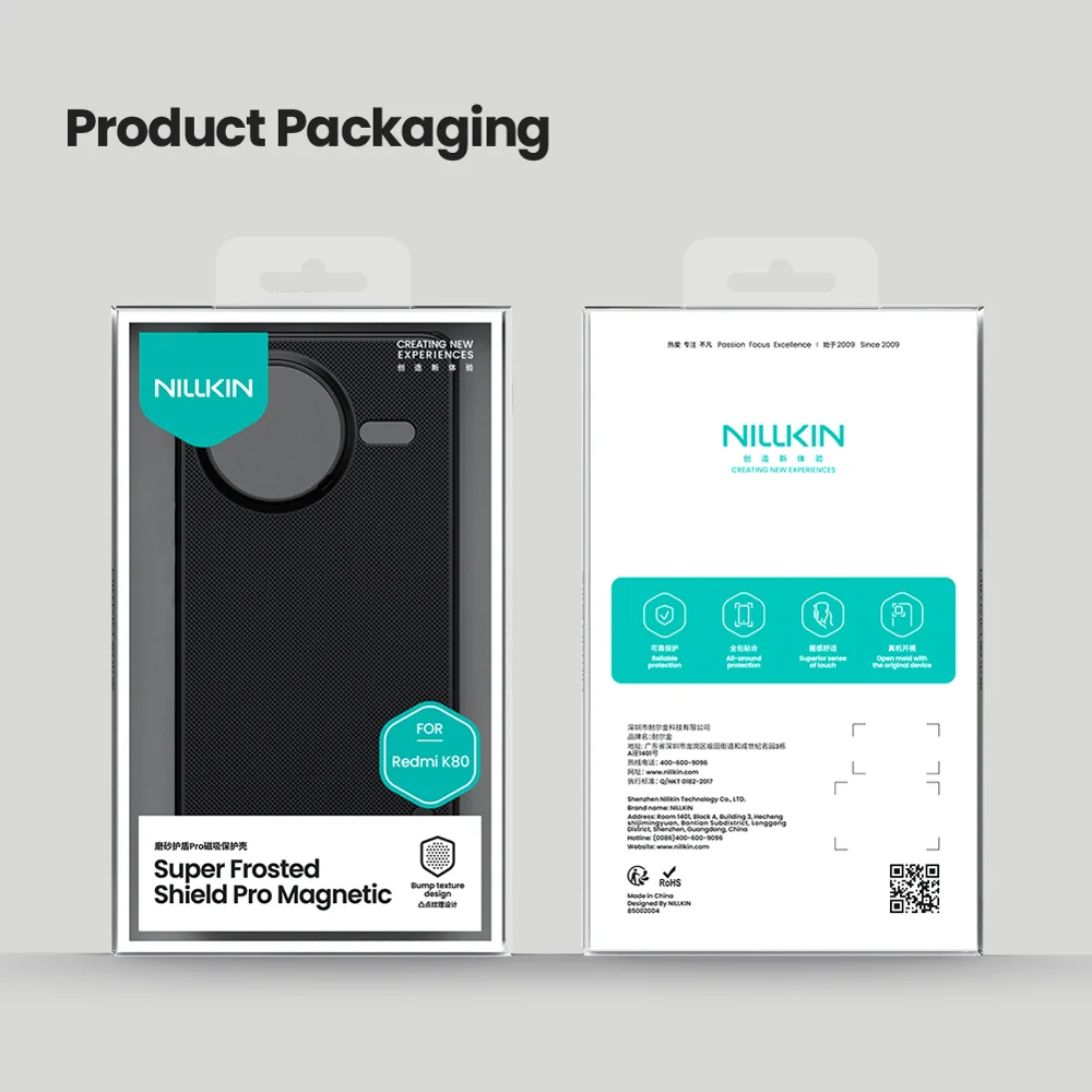 NILLKIN Frosted Shield Pro for Xiaomi Poco F7 Pro 5G / Redmi K80 5G Case Compatible with MagSafe PC + TPU Phone Cover-Cellmalls