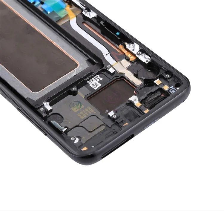 OEM Part Screen and Digitizer Assembly + Frame + Small Parts for Samsung Galaxy S8 G950 - Black-Cellmalls