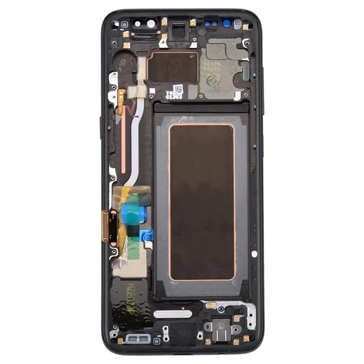 OEM Part Screen and Digitizer Assembly + Frame + Small Parts for Samsung Galaxy S8 G950 - Black-Cellmalls