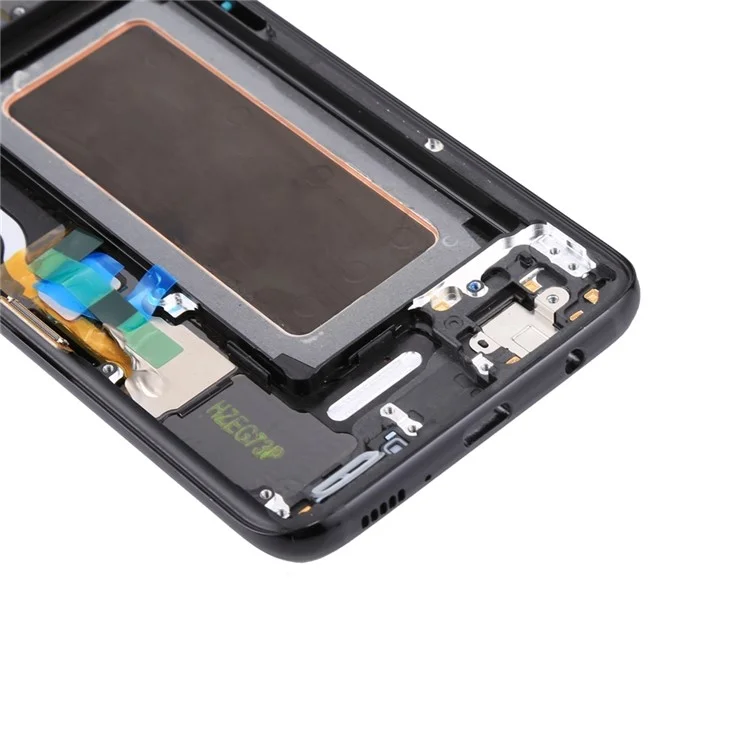 OEM Part Screen and Digitizer Assembly + Frame + Small Parts for Samsung Galaxy S8 G950 - Black-Cellmalls