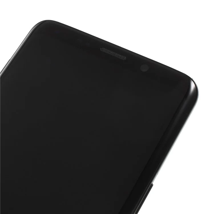 OEM LCD Screen and Digitizer Assembly + Frame Part (without Logo) for Samsung Galaxy S9 G960 - Black-Cellmalls