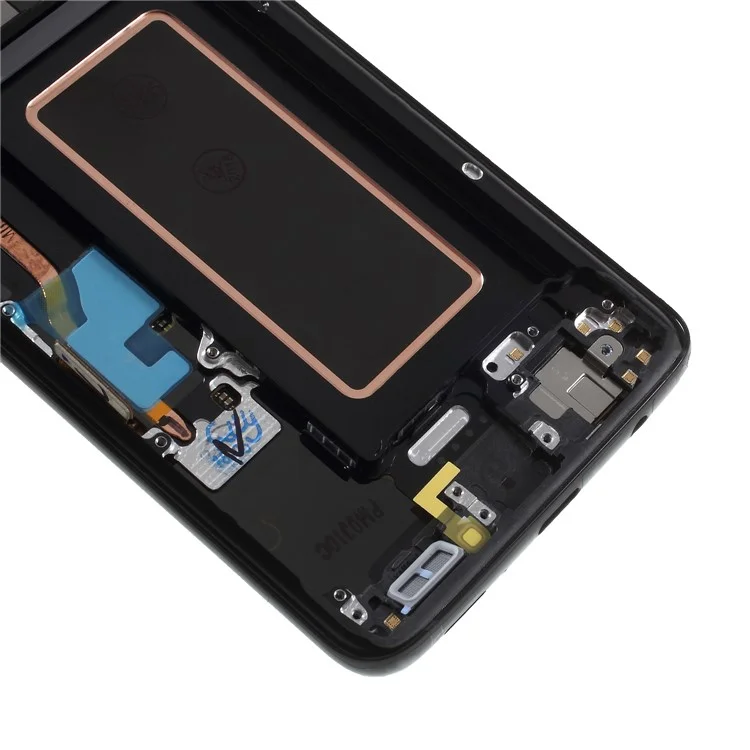 OEM LCD Screen and Digitizer Assembly + Frame Part (without Logo) for Samsung Galaxy S9 G960 - Black-Cellmalls