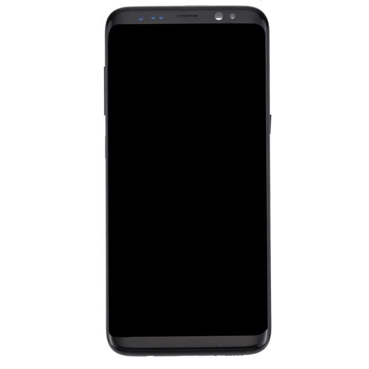 OEM Part Screen and Digitizer Assembly + Frame + Small Parts for Samsung Galaxy S8 G950 - Black-Cellmalls