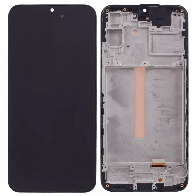 For Samsung Galaxy A25 5G (Global) (161.0 X 76.5 X 8.3mm) A256 Grade C OLED Screen and Digitizer Assembly + Frame Replacement Part (Without Logo)-Cellmalls
