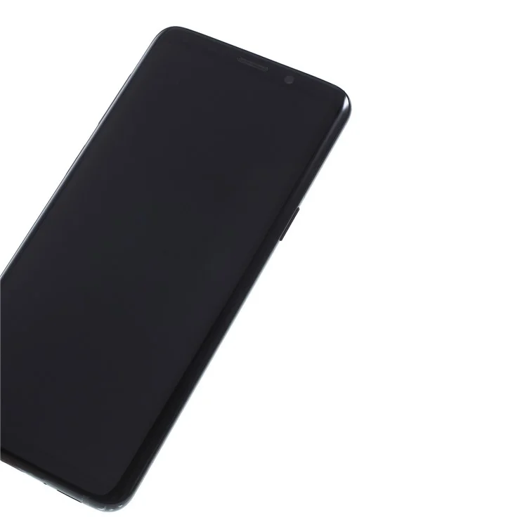OEM LCD Screen and Digitizer Assembly + Frame Part (without Logo) for Samsung Galaxy S9 G960 - Black-Cellmalls