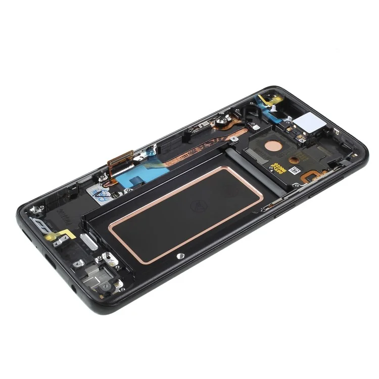 OEM LCD Screen and Digitizer Assembly + Frame Part (without Logo) for Samsung Galaxy S9 G960 - Black-Cellmalls