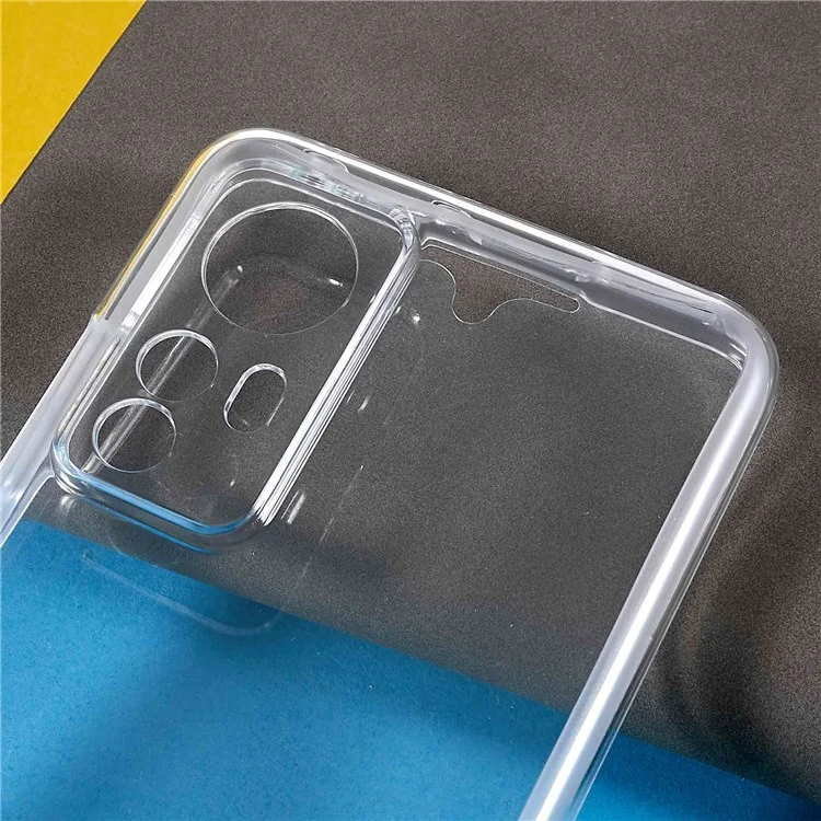 For Xiaomi 12/12X/12S 5G Detachable 2-in-1 Shockproof Clear 360-degree Protection Hybrid TPU + PET + Acrylic Phone Case-Cellmalls