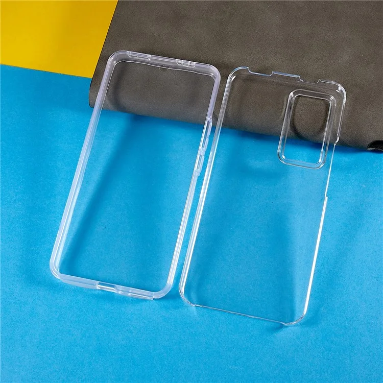 For Xiaomi 12T 5G / 12T Pro 5G / Redmi K50 Ultra 5G TPU + Acrylic Phone Case Full Protection Cover with Detachable PET Screen Protector-Cellmalls