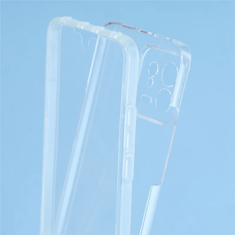 For Xiaomi 13 Case TPU Frame Clear Acrylic Back Phone Cover with PET Film-Cellmalls