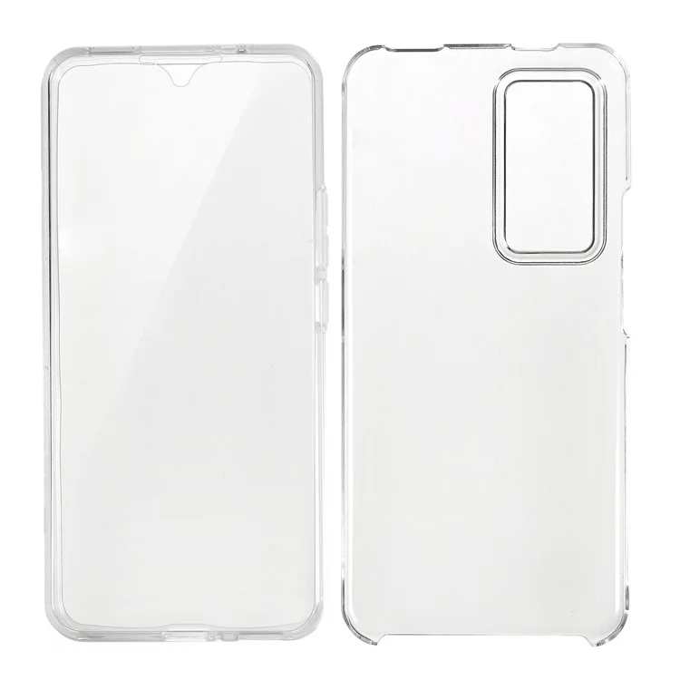 For Xiaomi 12T 5G / 12T Pro 5G / Redmi K50 Ultra 5G TPU + Acrylic Phone Case Full Protection Cover with Detachable PET Screen Protector-Cellmalls