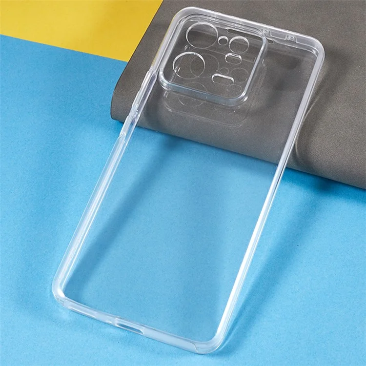 For Xiaomi 13 Pro 5G Protective Case Anti-Drop Shell TPU Frame + Acrylic Back + PET Front Cover Phone Case-Cellmalls