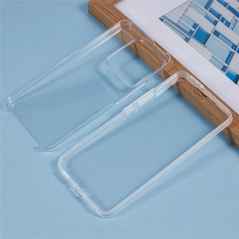 For Xiaomi 14T Case TPU Frame Clear Acrylic Back Phone Cover with PET Film-Cellmalls