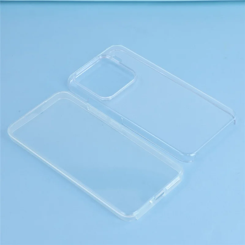 For Xiaomi 15 Case TPU Frame Clear Acrylic Back Phone Cover with PET Film-Cellmalls