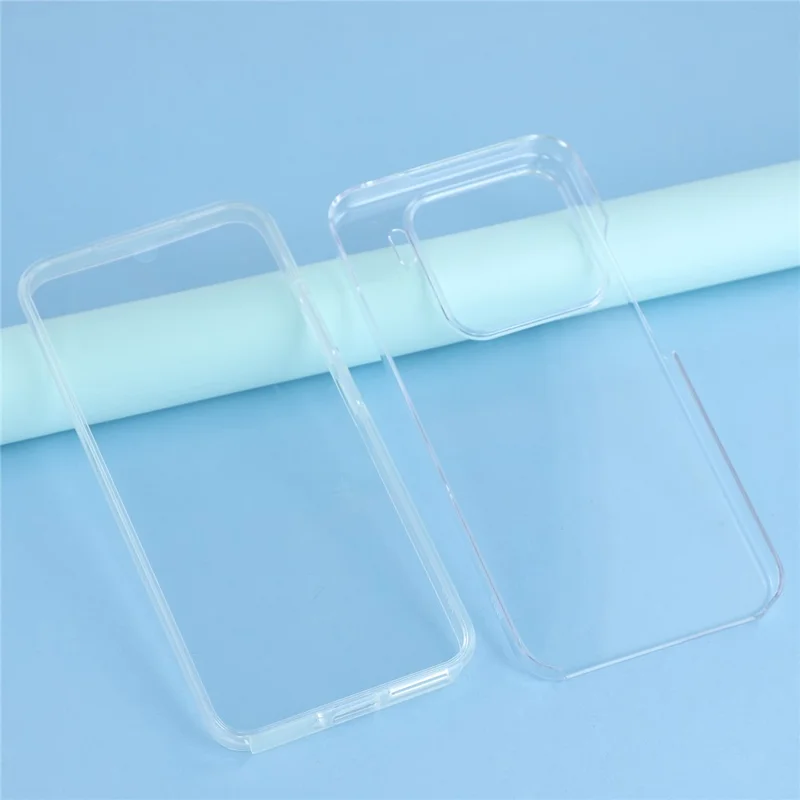 For Xiaomi 15 Case TPU Frame Clear Acrylic Back Phone Cover with PET Film-Cellmalls