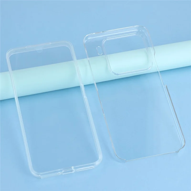 For Xiaomi 15 Pro Case TPU Frame Clear Acrylic Back Phone Cover with PET Film-Cellmalls