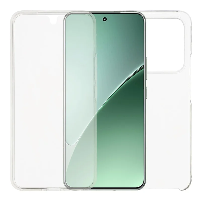 For Xiaomi 15 Pro Case TPU Frame Clear Acrylic Back Phone Cover with PET Film-Cellmalls