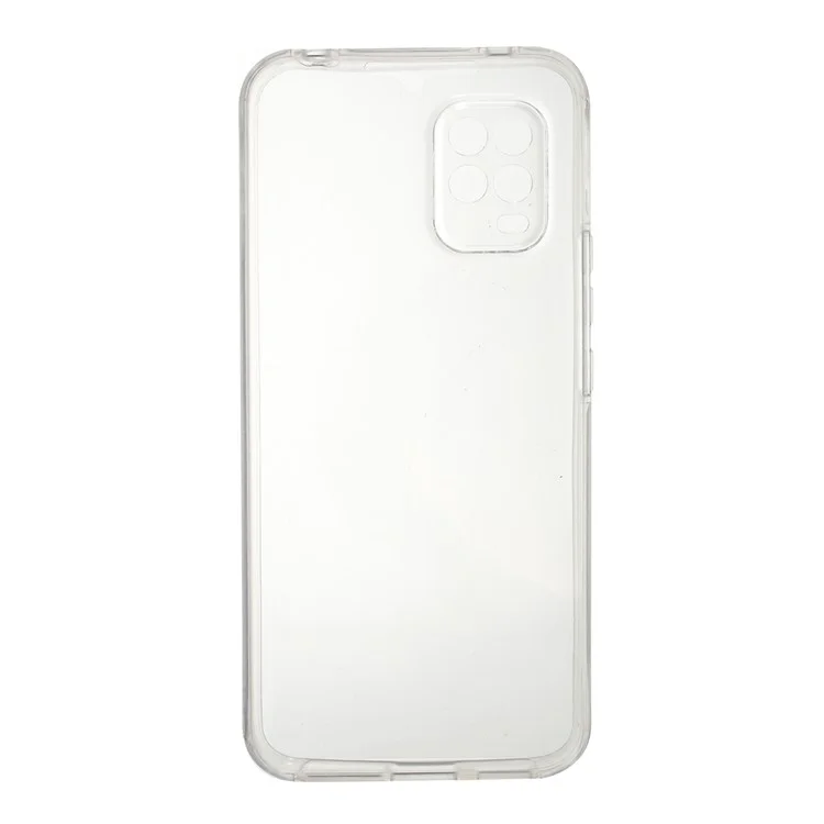 Detachable 2-in-1 Clear Hybrid Phone Shell (PET+TPU+Acrylic) for Xiaomi Mi 10 Lite 5G-Cellmalls