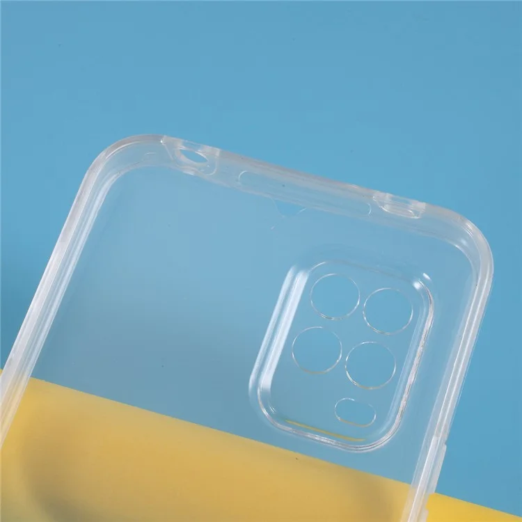 Detachable 2-in-1 Clear Hybrid Phone Shell (PET+TPU+Acrylic) for Xiaomi Mi 10 Lite 5G-Cellmalls