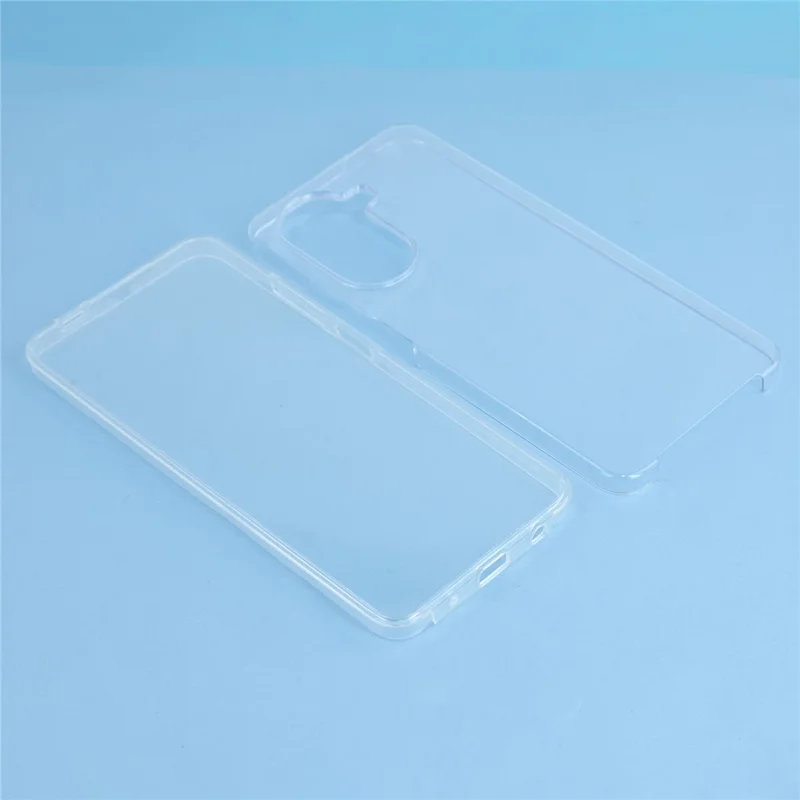 For Xiaomi Poco C71 4G / Redmi A5 4G (171.7mm) Case TPU Frame Clear Acrylic Back Phone Cover with PET Film-Cellmalls