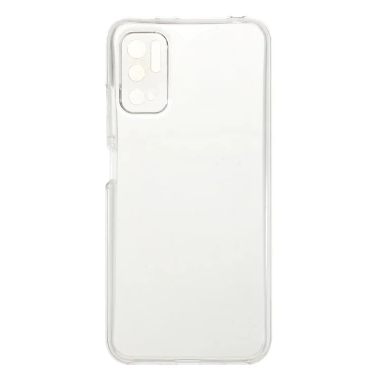 PET Front Cover + TPU Edge + Acrylic Back Panel Full Protection Phone Hybrid Case for Xiaomi Poco M3 Pro 4G / 5G / Redmi Note 10 5G-Cellmalls