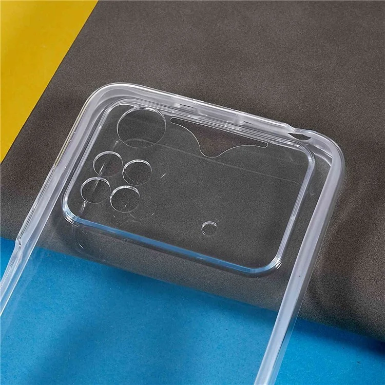 For Xiaomi Poco M4 Pro 4G PET Front Cover + TPU + Acrylic Phone Case All-inclusive Protection Detachable 2-in-1 Shell-Cellmalls