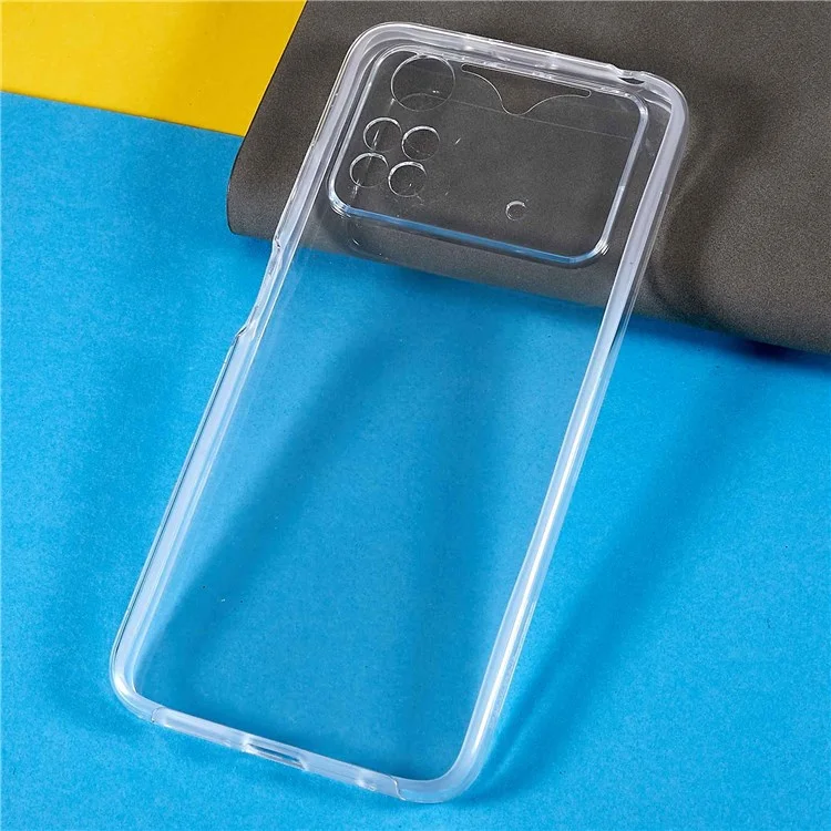 For Xiaomi Poco M4 Pro 4G PET Front Cover + TPU + Acrylic Phone Case All-inclusive Protection Detachable 2-in-1 Shell-Cellmalls