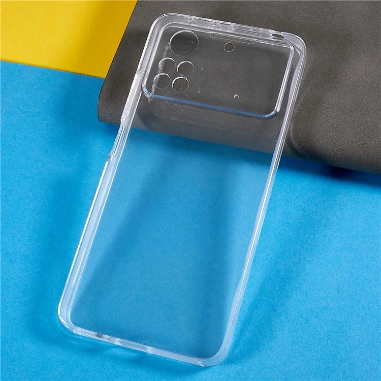 For Xiaomi Poco X4 Pro 5G Detachable 2-in-1 PET + TPU + Acrylic Phone Case Anti-drop Full Protection Cover-Cellmalls