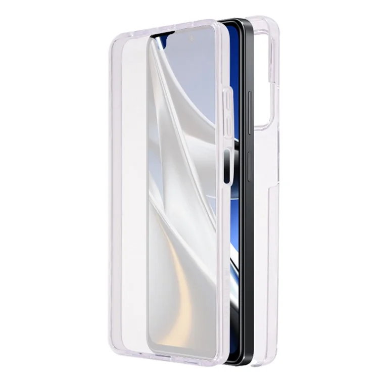For Xiaomi Poco X5 Pro 5G / Redmi Note 12 Pro 5G Shockproof Case Anti-Fall Phone Case TPU Frame + Acrylic Back + PET Front Guard-Cellmalls