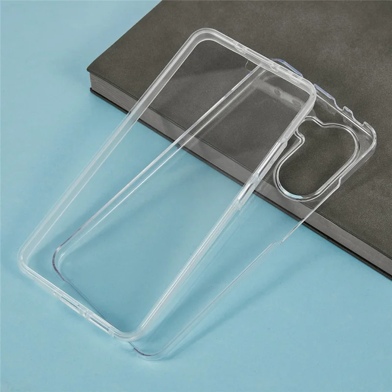 For Xiaomi Poco X7 Pro 5G / Redmi Turbo 4 5G Case TPU Frame Clear Acrylic Back Phone Cover with PET Film-Cellmalls
