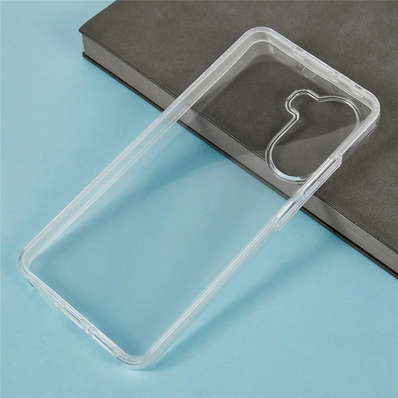 For Xiaomi Poco X7 Pro 5G / Redmi Turbo 4 5G Case TPU Frame Clear Acrylic Back Phone Cover with PET Film-Cellmalls