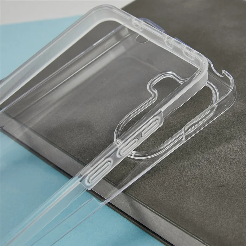 For Xiaomi Poco X7 Pro 5G / Redmi Turbo 4 5G Case TPU Frame Clear Acrylic Back Phone Cover with PET Film-Cellmalls