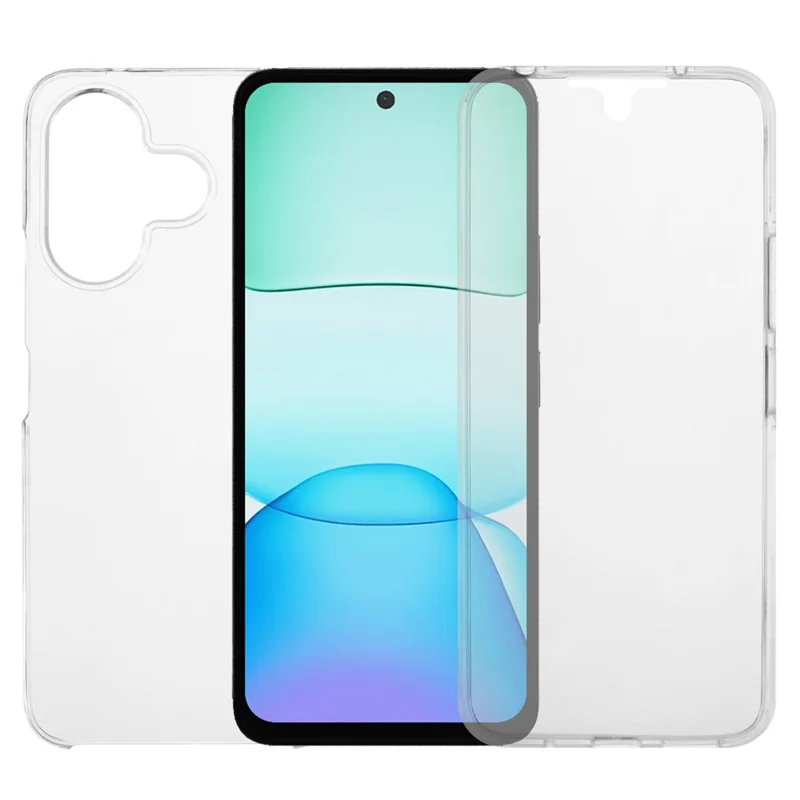 For Xiaomi Redmi 13 5G / 4G Case TPU Frame Clear Acrylic Back Phone Cover with PET Film-Cellmalls