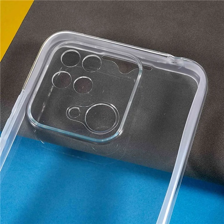360-degree Protection Phone Case for Xiaomi Redmi 10C 4G, Detachable 2-in-1 PET Front Cover + TPU + Acrylic Cover-Cellmalls