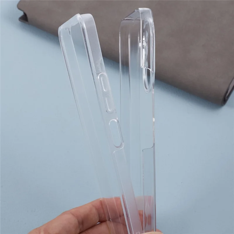 For Xiaomi Redmi 13C 4G / Poco C65 4G Acrylic+TPU Clear Case PET Screen Film 360-Degree Full Coverage-Cellmalls