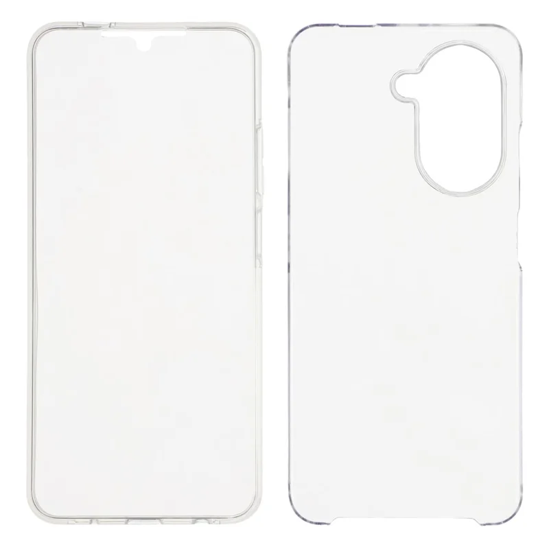 For Xiaomi Redmi A5 NFC (EU) (173.45mm) Case TPU Frame Clear Acrylic Back Phone Cover with PET Film-Cellmalls