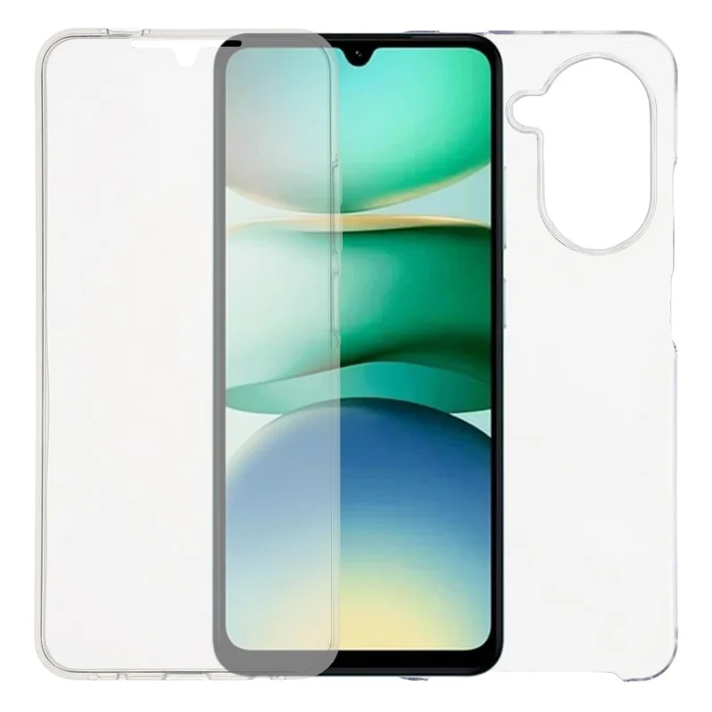 For Xiaomi Redmi A5 NFC (EU) (173.45mm) Case TPU Frame Clear Acrylic Back Phone Cover with PET Film-Cellmalls