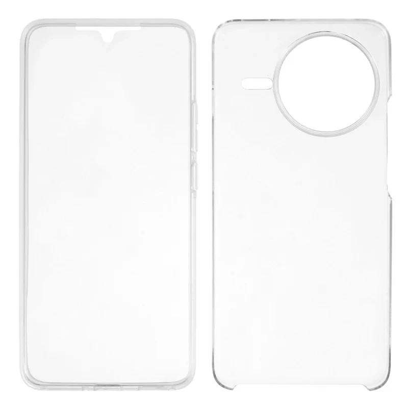 Clear Case for Xiaomi Redmi K80 5G / Poco F7 Pro 5G TPU Frame Acrylic Back Phone Cover with PET Film-Cellmalls
