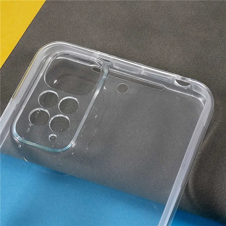 For Xiaomi Redmi Note 11 4G (Qualcomm)/Note 11S 4G Clear Full Protection Hybrid TPU + PET + Acrylic Detachable 2-in-1 Shockproof Phone Case-Cellmalls